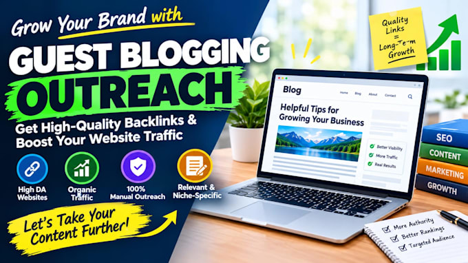 do guest posting and blogger outreach for quality backlinks