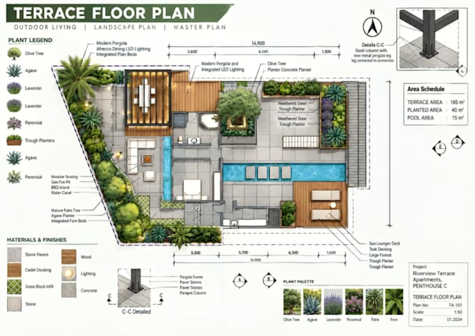 do backyard landscape design, garden, patio, terrace floor plan and master plan
