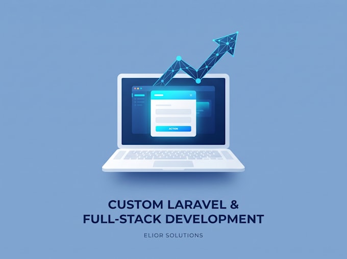 a custom full stack web application using laravel or nodejs