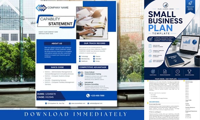 create a professional capability statement for your business