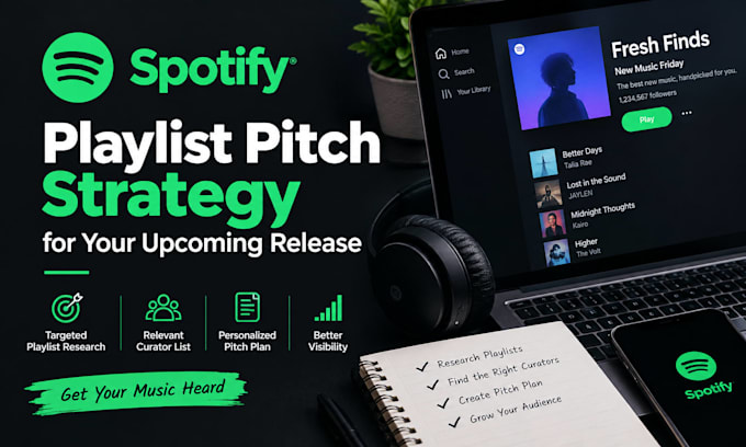 create a spotify playlist pitch strategy for your upcoming release