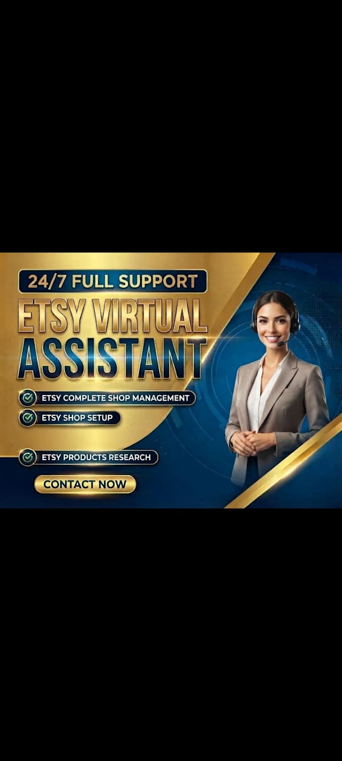 be your etsy virtual assistant and store manager