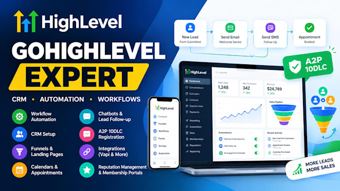 gohighlevel expert gohighlevel workflow automation go highlevel website ghl