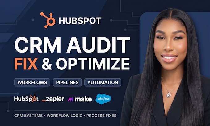 audit fix and optimize your hubspot CRM workflows and sales pipeline