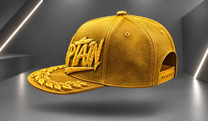 do 3d puff embroidery digitizing for cap, hat, shirt and logo