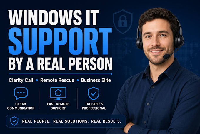 provide remote windows IT support and PC troubleshooting