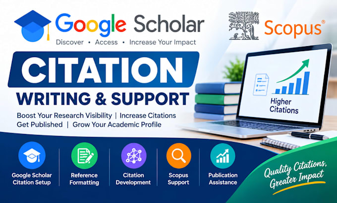 increase google scholar citation,writing and publishing