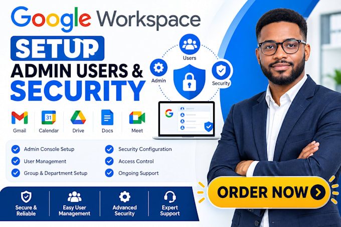 setup google workspace admin users and security
