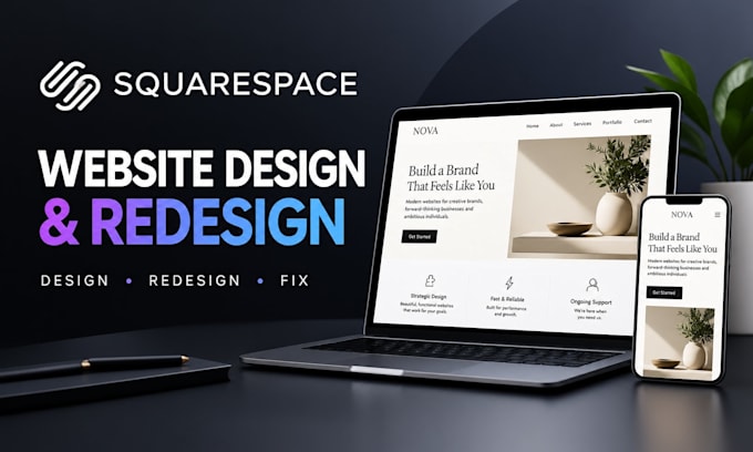 squarespace website design squarespace website redesign squarespace site design