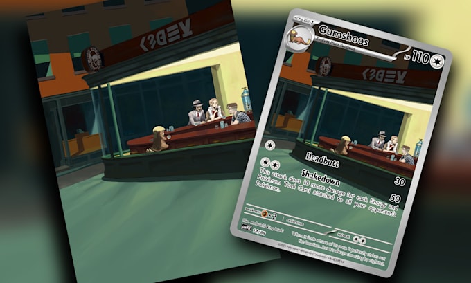 make a custom pokemon tcg illustration