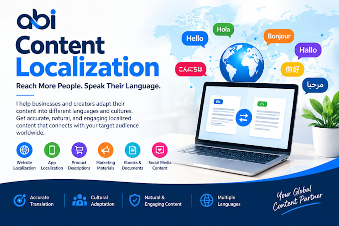 content localization to different languages