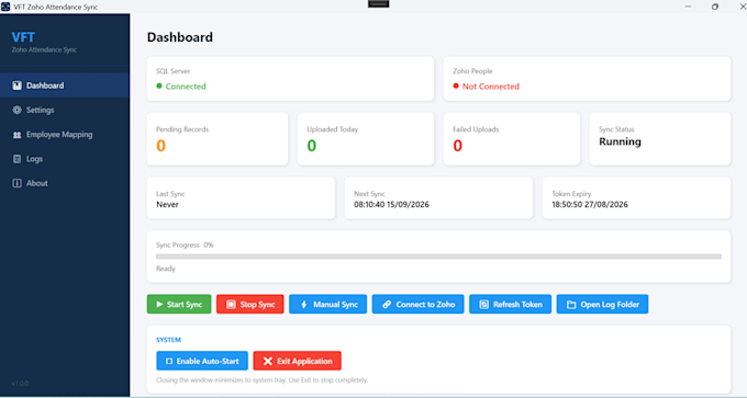 integrate zkteco hikvision etc biometric attendance with zoho people