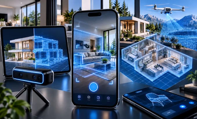 build augmented reality ar app or lidar scanner app for android and IOS in unity