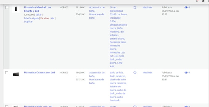 do shopify product upload, listing csv bulk import inventory update product page