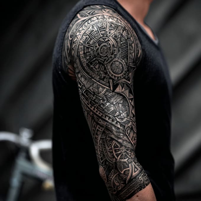make your dream full sleeve tattoo art