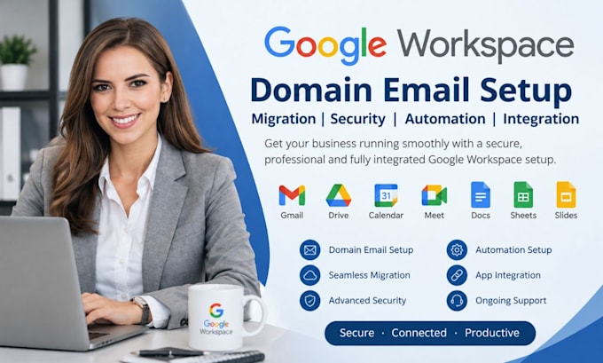 google workspace domain email setup migration security automation integration