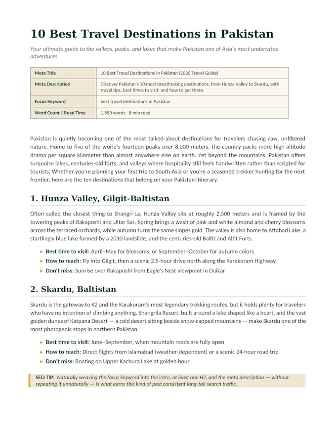 bulk SEO blog writing