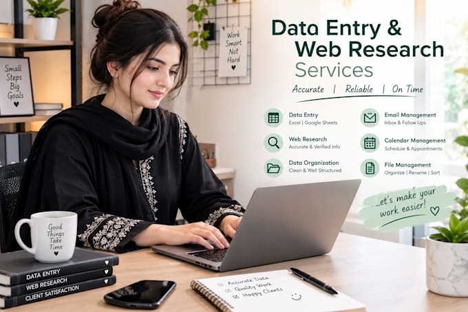 ido professional data entry and web research