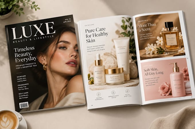 indesign brochure, flyer, and trifold layout in indesign