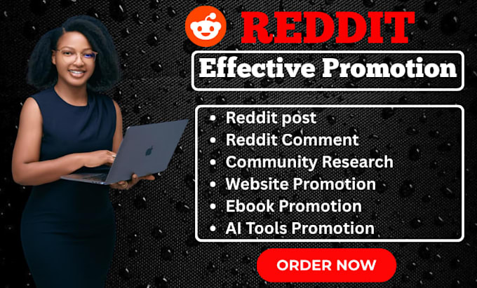 do reddit SEO post to promote anything