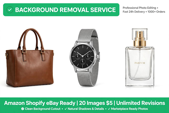 remove background from images in 2 hours