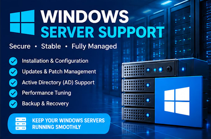 provide remote IT support and windows server troubleshooting