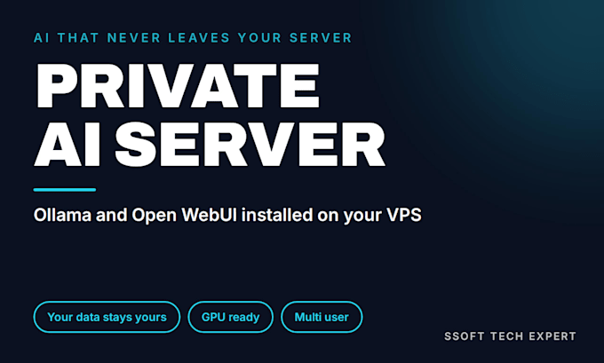 install ollama and open webui on self hosted vps as a private ai secure server