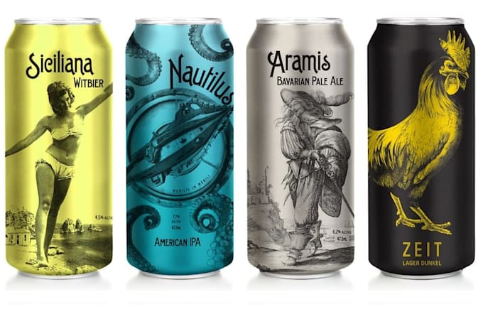 create unique energy drink labels design for your brand