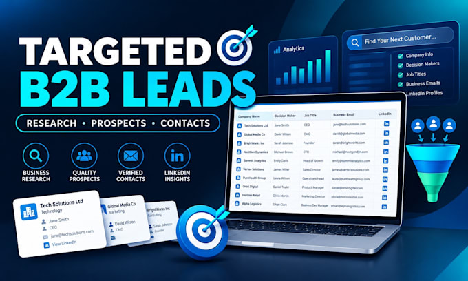 provide targeted b2b lead generation and business leads