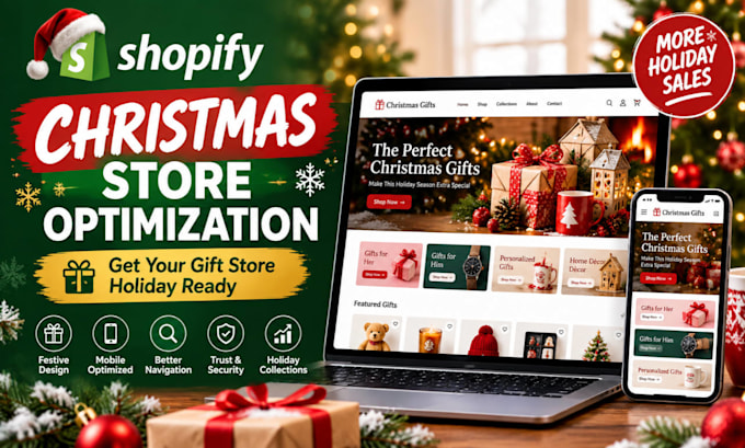 optimize your shopify christmas store for holiday gift sales