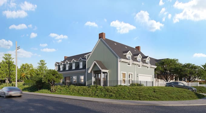 prepare uk 2d drawing outline planning application,  semidetached house 3dvisual