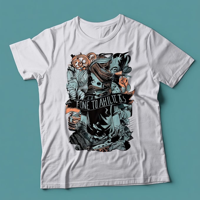 design a creative typography and graphic t shirt design
