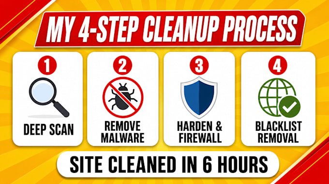 wordpress malware removal and fix hacked wordpress security in 6 hours