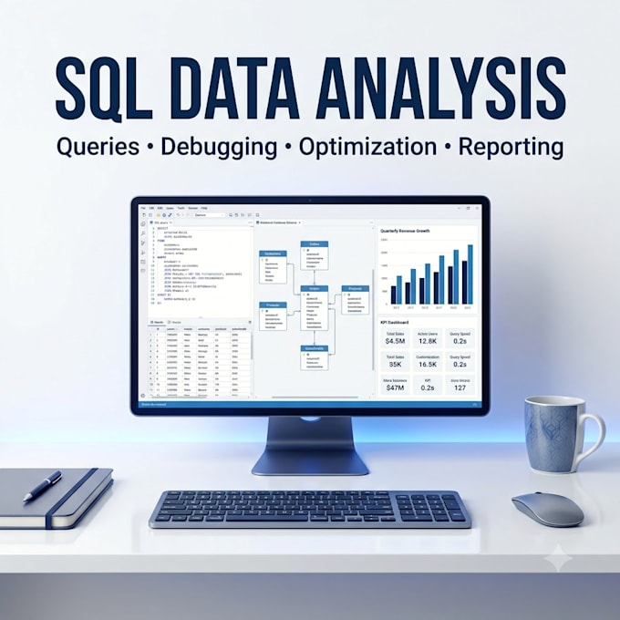 write sql queries and analyze your database data