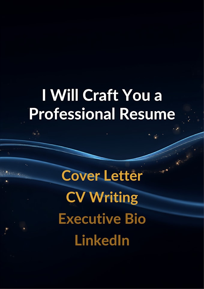 craft u a professional executive bio resume