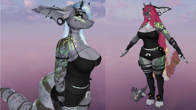 edit, fix and upload 3d vrchat avatar to vrchat account for pc quest