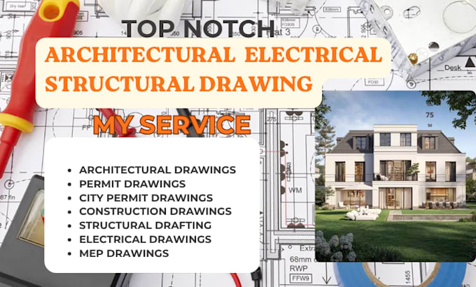 do architectural electrical structural autocad permit mep hvac cad drafting