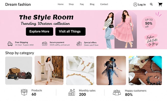 design a clean modern UI UX website or mobile app in figma