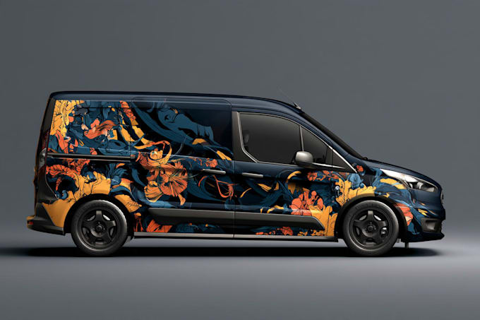 draw car wrap vehicle wrap truck wrap