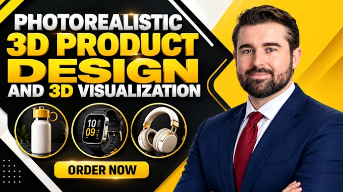 create photorealistic 3d product rendering, modeling and product visualization
