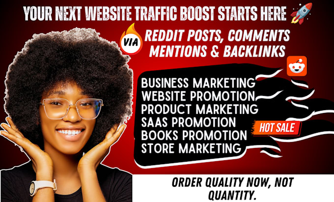 promote website traffic reddit link post