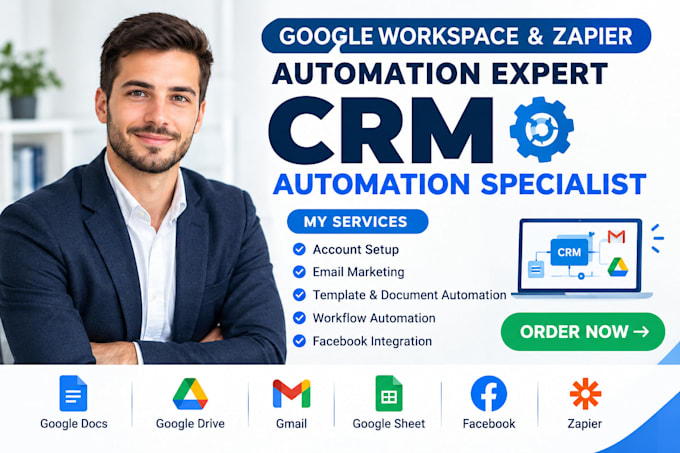 setup google docs drive apps automation gmail sheets facebook zapier integration