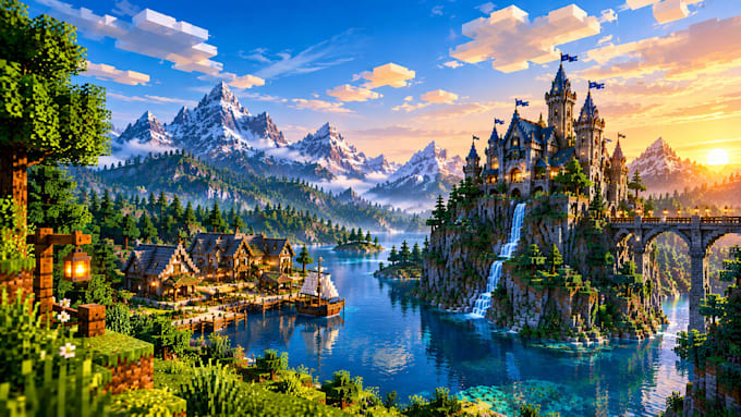 create custom minecraft maps, terrain and worldpainter worlds