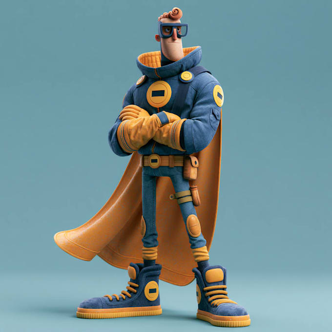 do a superhero character