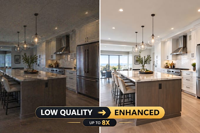 enhance low quality real estate photos
