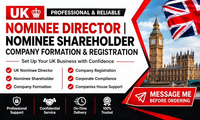 provide trusted nominee director for company registration,nominee shareholder