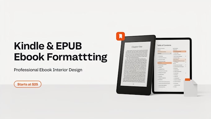 format your kindle ebook and epub for amazon KDP