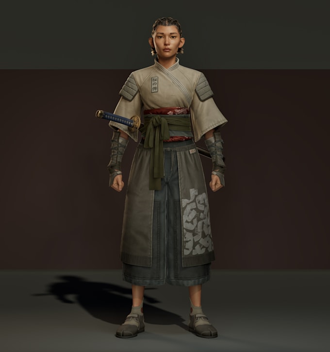 do 3d game character 3d realistic model unreal engine avatar