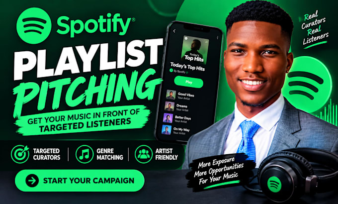 promote your music on spotify with targeted playlist pitching