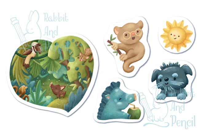 create a sticker or a set of stickers